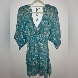 Love stitch blue dress